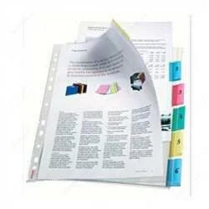 Esselte Ayraçlı Poşet Dosya Seti A4 6 Yaprak