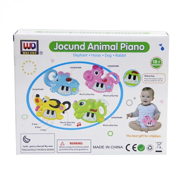 Weidey Mini Köpek Piyano Işıklı Müzikli