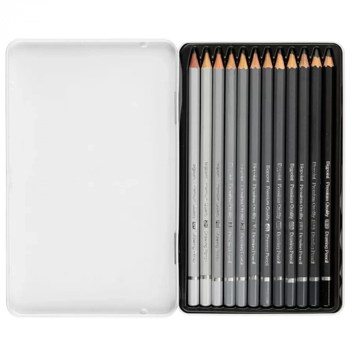 Bigpoint Dereceli Kalem 12li Metal Kutu