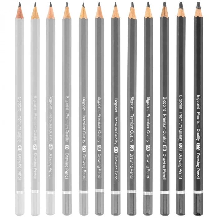 Bigpoint Dereceli Kalem 12li Metal Kutu