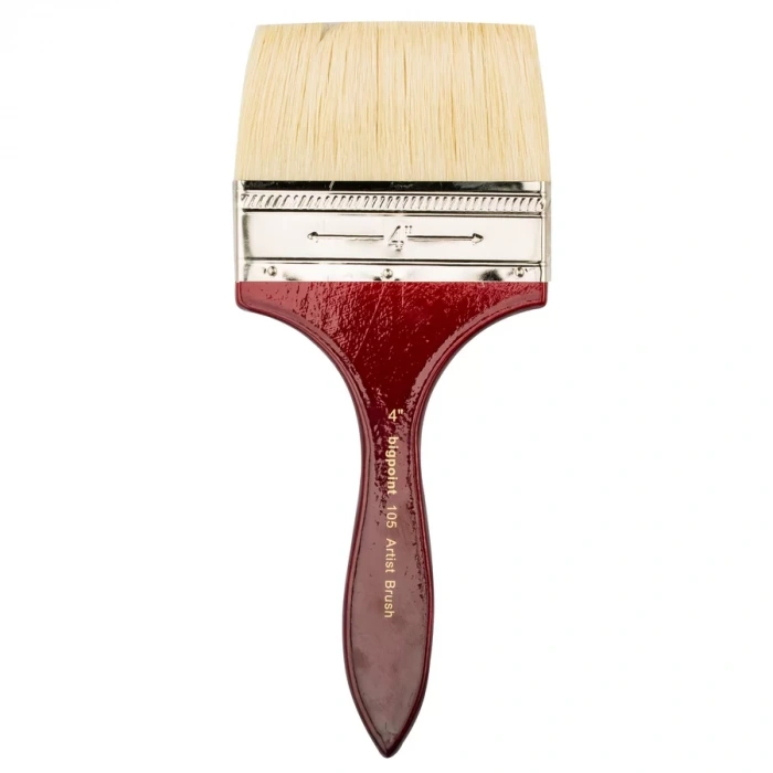 Bigpoint 105 Serisi Doğal Kıl Yassı Zemin Fırçası No: 4