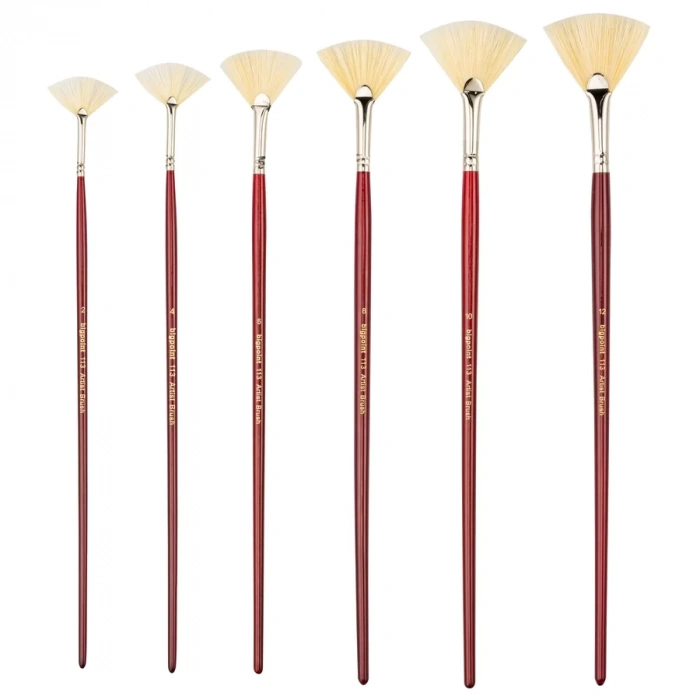 Bigpoint 113 Serisi Doğal Kıl Yelpaze Fırça No: 8