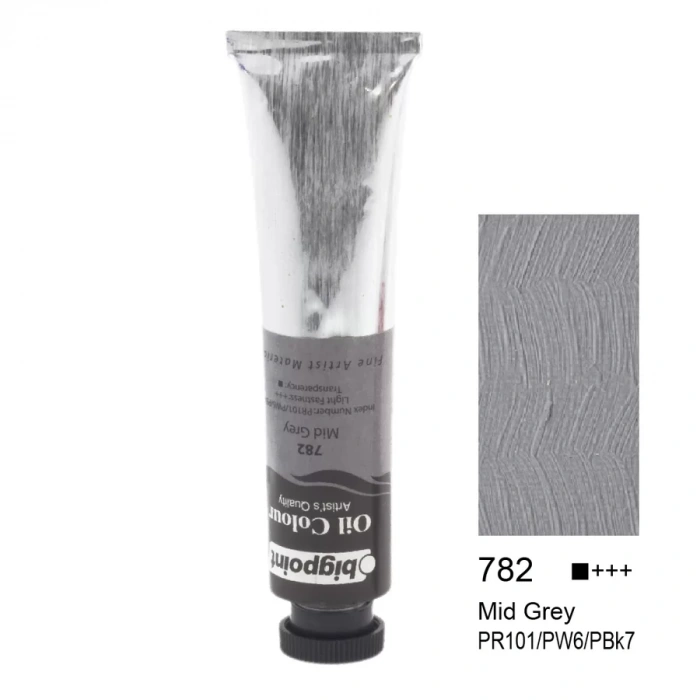 Bigpoint Yağlı Boya 45 ml Middle Grey 782