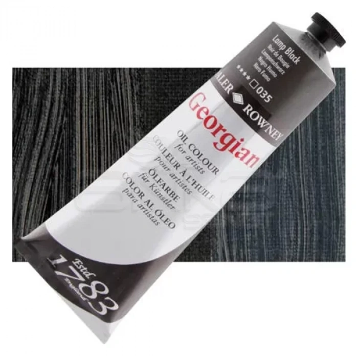 Daler Rowney Georgian Yağlı Boya 225ml 035 Lamp Black