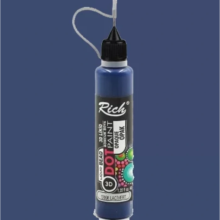 Rich Dot Paınt Boncuk Boya Titanium Metalik  15128 Lacivert