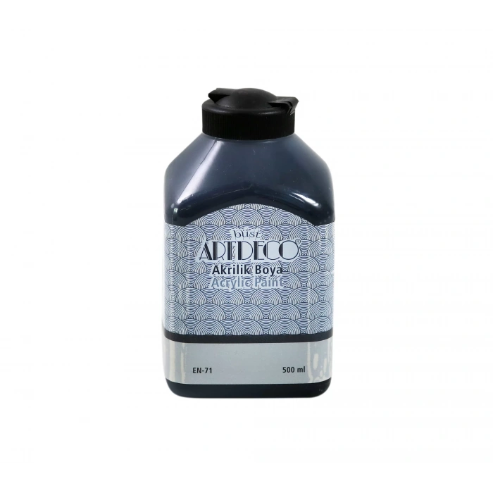 ARTDECO AKRİLİK BOYA 500 ML. SİYAH 070L-3618