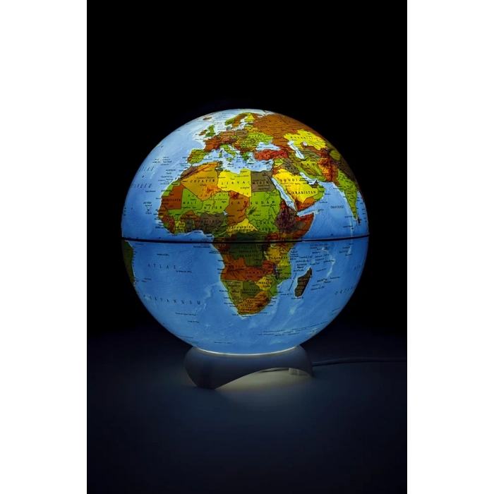 BRONS IŞIKLI KÜRE 26 cm ABAJUR BR-811