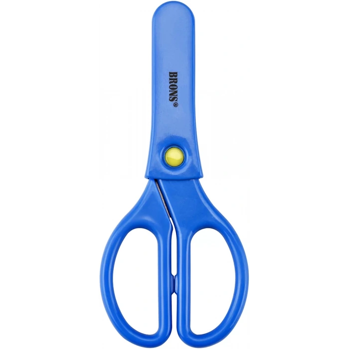 BRONS ÖĞRENCİ MAKASI YAYLI KORUMA KILIFLI BR-702