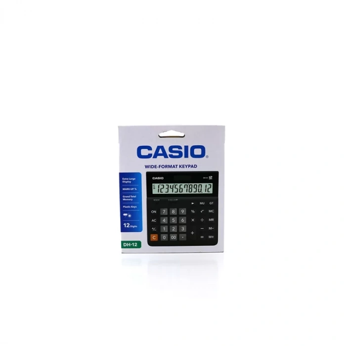 CASIO DH-12 WE HESAP MAKİNESİ 12 HANE