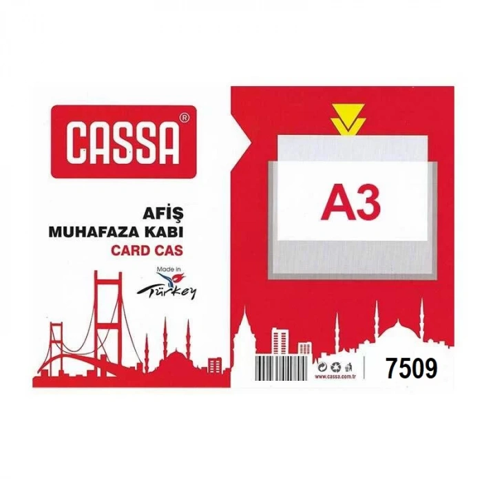 CASSA 7509 A3 AFİŞ MUHAFAZA KABI