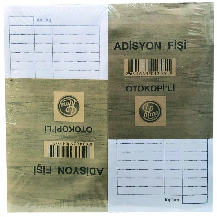 DİLMAN ADİSYON FİŞİ OTOKOPİLİ ADET