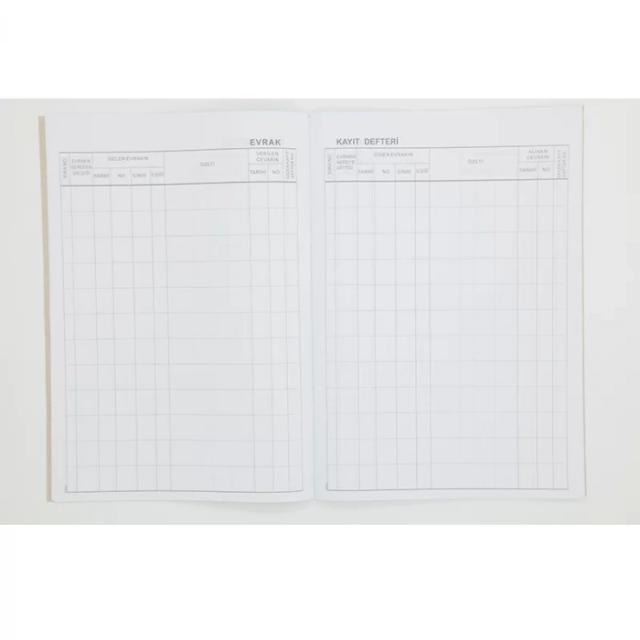 DİLMAN EVRAK KAYIT DEFTERİ 240YP.