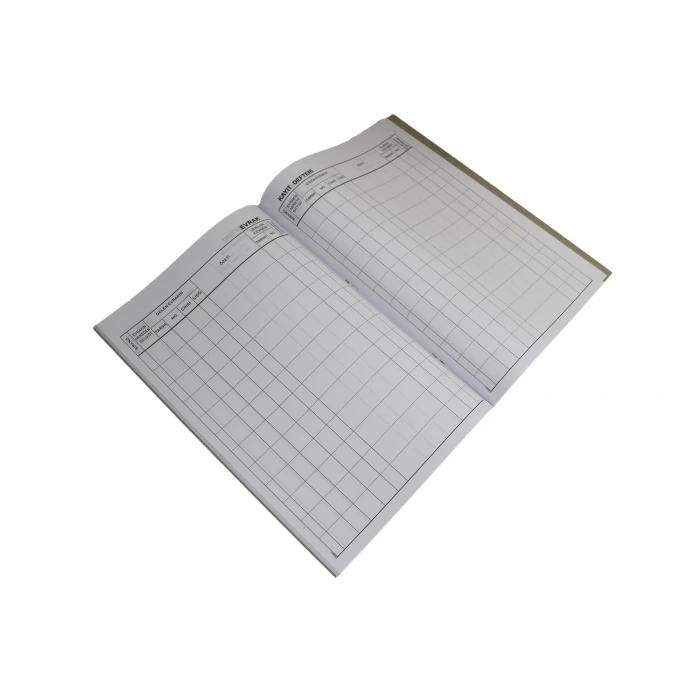 DİLMAN EVRAK KAYIT DEFTERİ KARTON KAPAK 40 YP