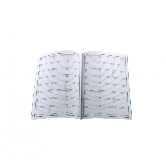 DİLMAN KURS DEFTERİ PLASTİK KAPAK 20X28