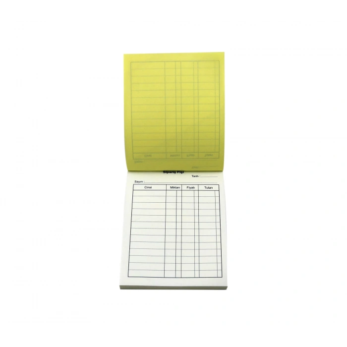 DİLMAN SİPARİŞ FİŞİ 1/50 2 N OTOKOPİLİ