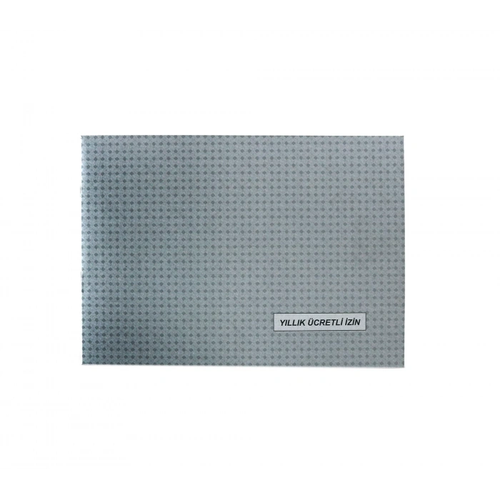 DİLMAN YILLIK ÜCRETLİ İZİN DEFTERİ KARTON KAPAK 20 YP.