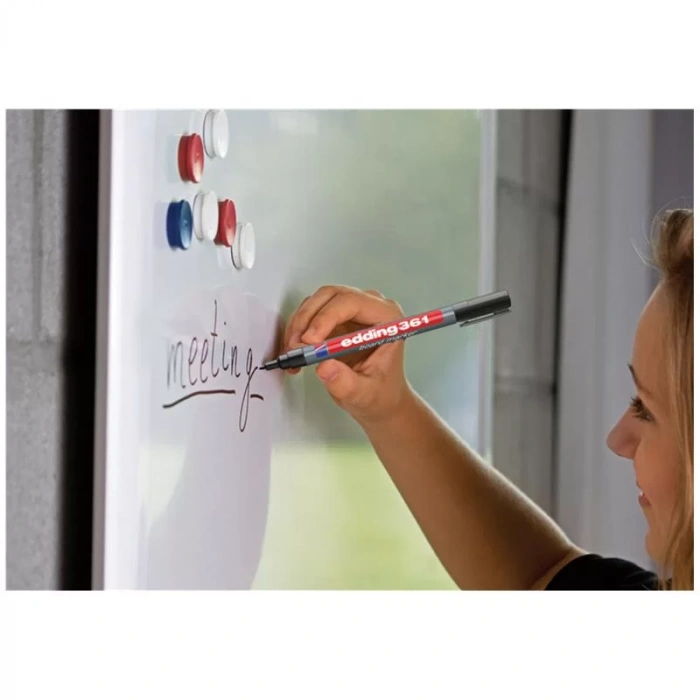 EDDİNG 361 SİYAH İNCE UÇ TAHTA KALEMİ ED36101