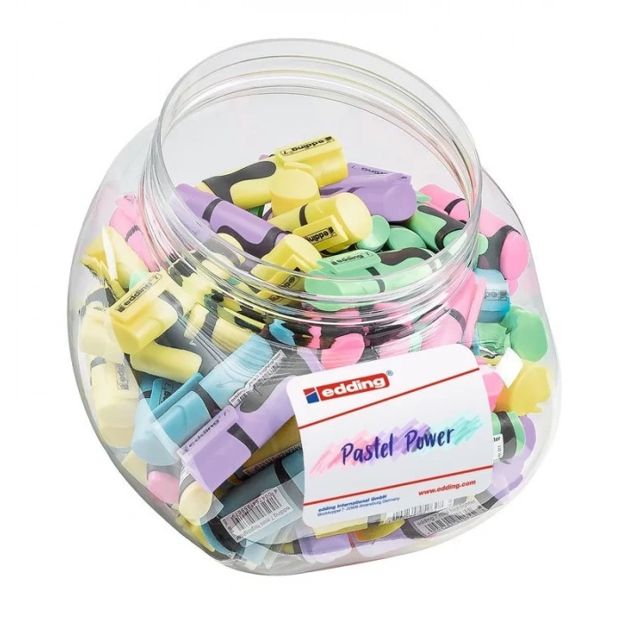 EDDİNG MİNİ PASTEL FOSFORLU KALEM 10099PAS