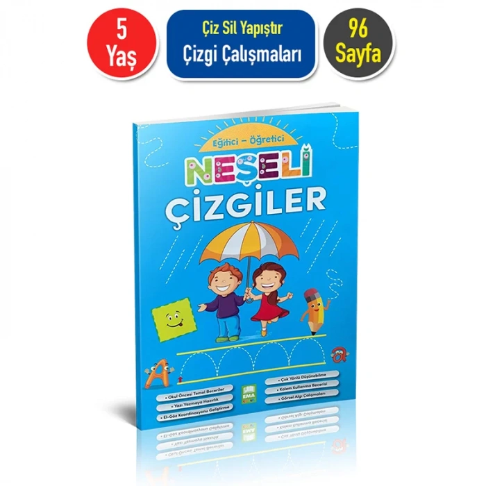EMA ÇOCUK NEŞELİ ÇİZGİLER BOYAMA KİTABI