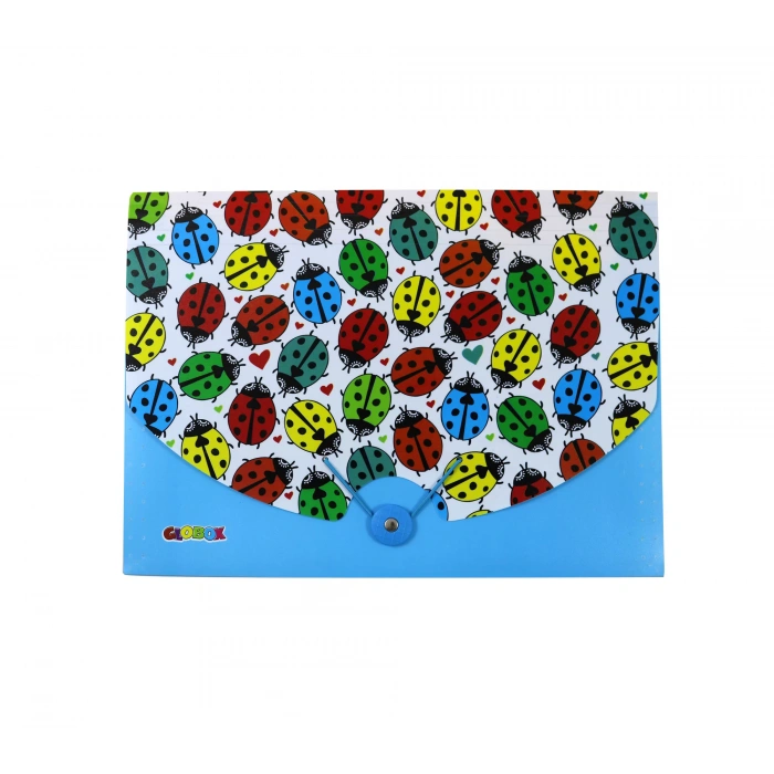 GLOBOX  DESENLİ KÖRÜKLÜ 13 GÖZLÜ DOSYA 1544(KAMPANYA)