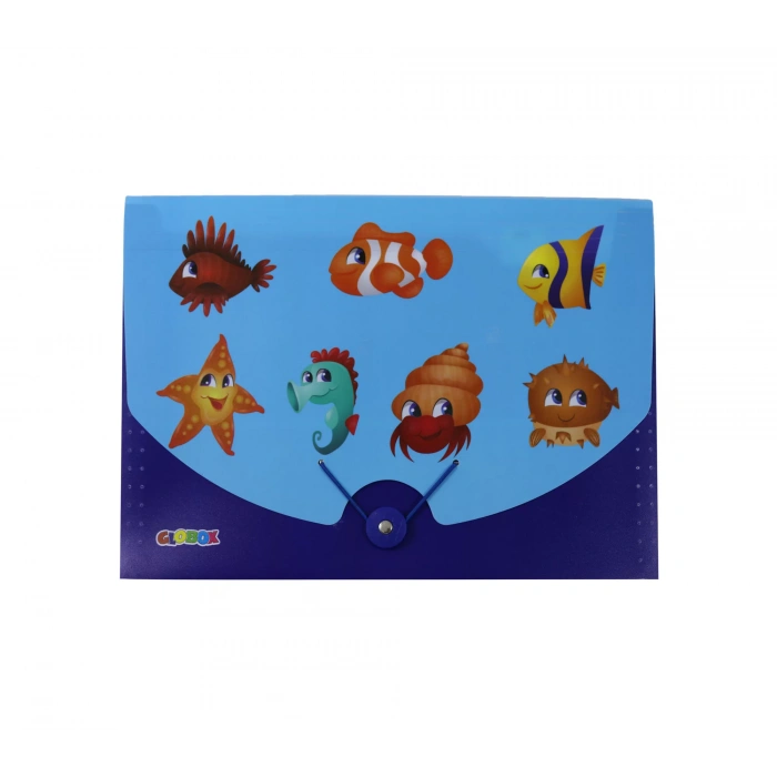 GLOBOX  DESENLİ KÖRÜKLÜ 13 GÖZLÜ DOSYA 1544(KAMPANYA)