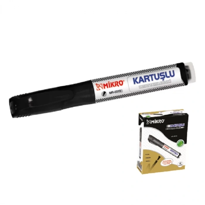 MİKRO K-6019 SİYAH TAHTA KALEMİ KARTUŞU