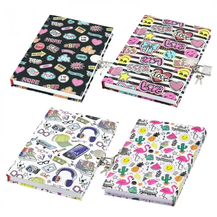 MİKRO GN-627 DESENLİ KİLİTLİ GÜNLÜK