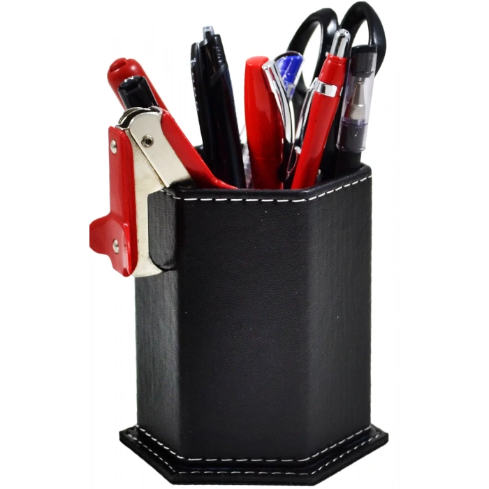 MİMAKS DK-127 SUNİ DERİ MASA ÜSTÜ KALEMLİK