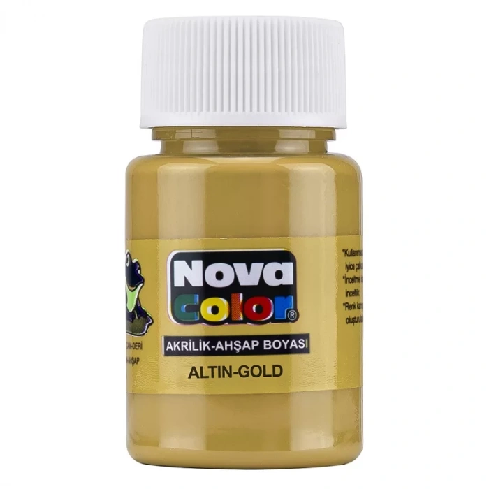 NOVA COLOR AKRİLİK BOYA ALTIN NC-234