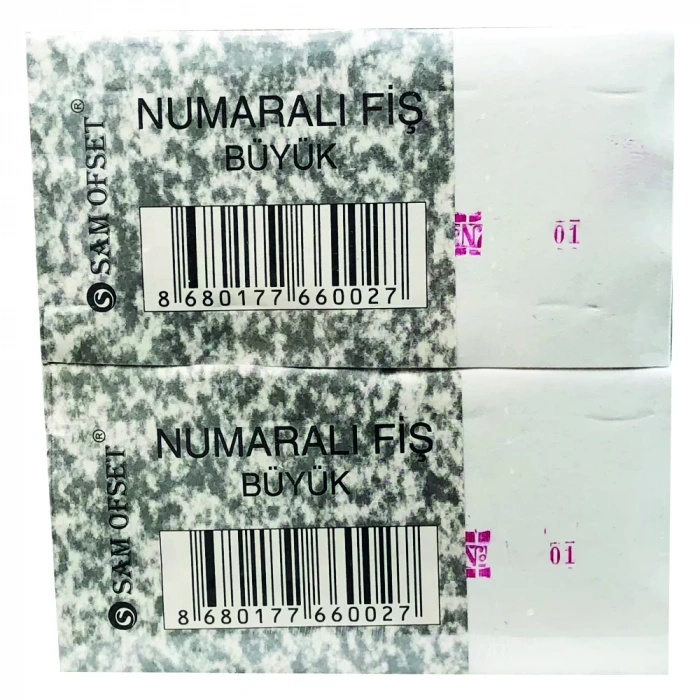 NUMARALI FİŞ BÜYÜK DÜZİNE