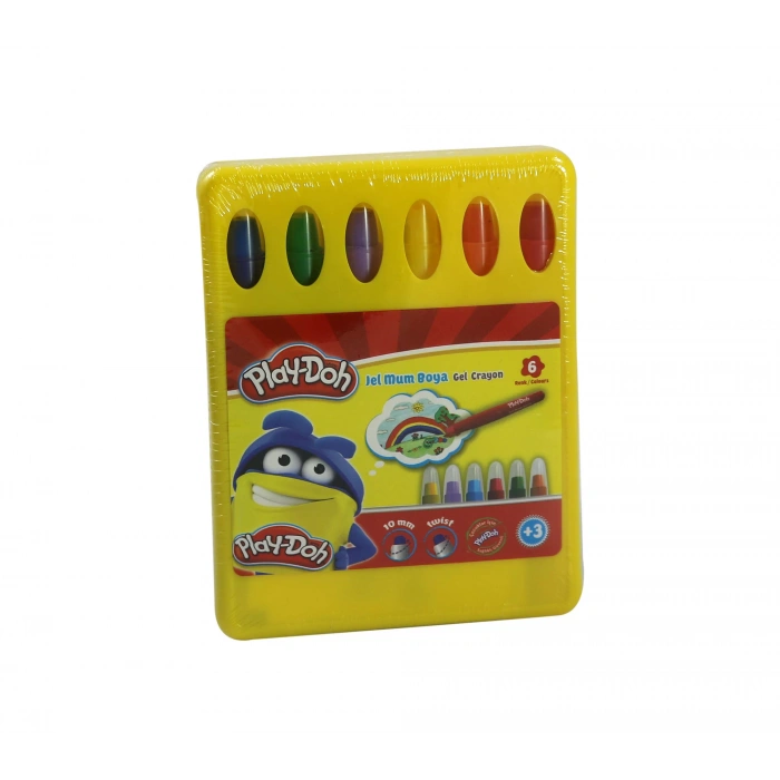 PLAY-DOH 6 RENK JEL CRAYON MUM BOYA CR015
