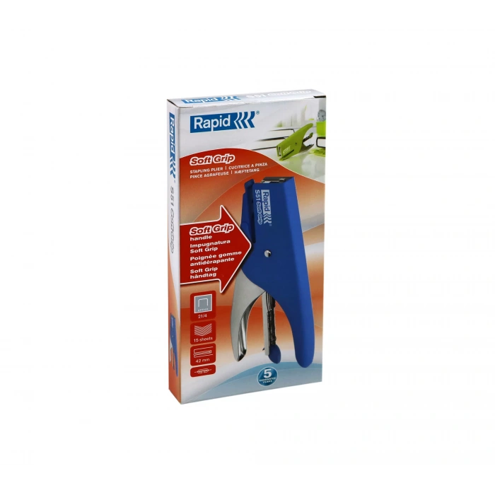 RAPİD S51 SOFT RENKLİ PENS ZIMBA MAK.21/4 15 SAYFA