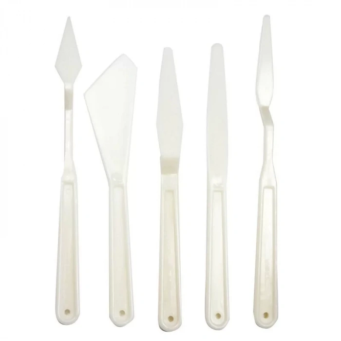 RICH 11248 5 Lİ PLASTİK SPATUL SET BEYAZ 01343