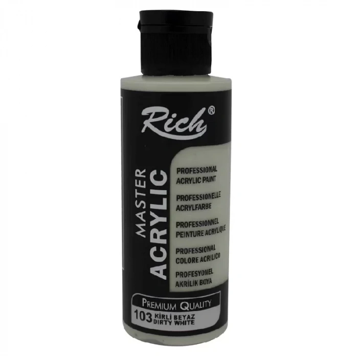 RICH AKRİLİK BOYA 103 KİRLİ BEYAZ 120 cc