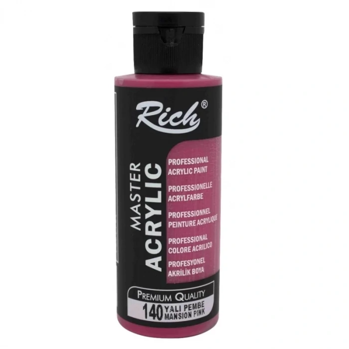 RICH AKRİLİK BOYA 140 YALI PEMBE 120 cc