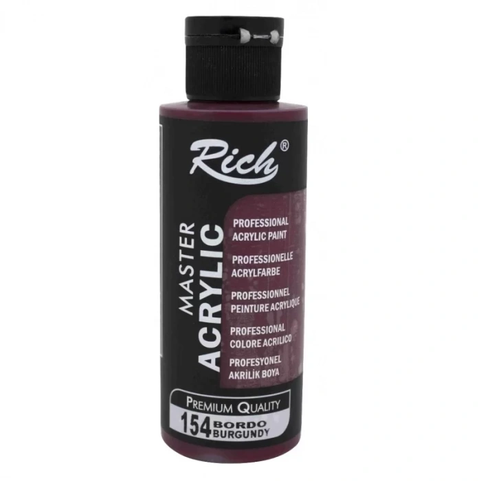 RICH AKRİLİK BOYA 154 BORDO 120 cc