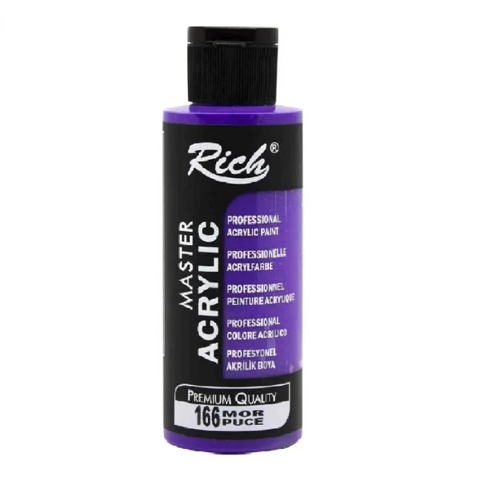 RICH AKRİLİK BOYA 166 MOR 120 cc