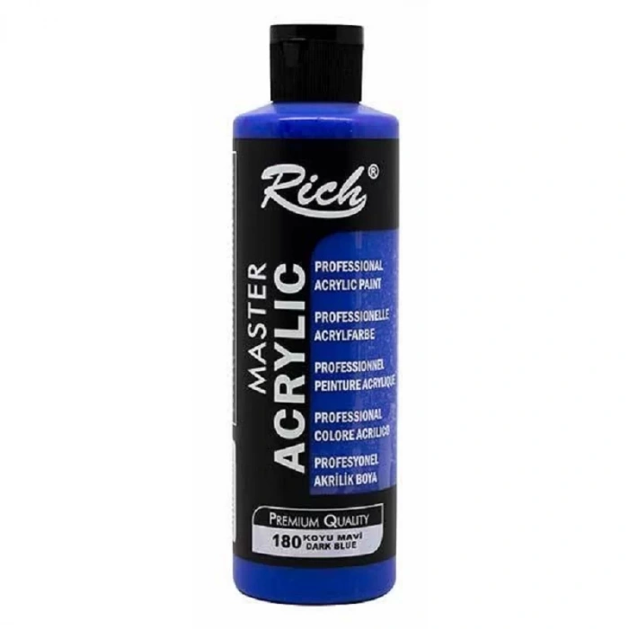 RICH AKRİLİK BOYA 180 KOYU MAVİ 120 cc
