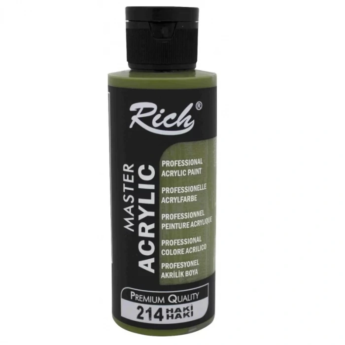 RICH AKRİLİK BOYA 214 HAKİ 120 cc