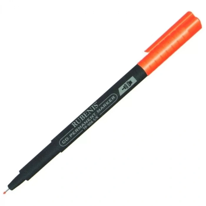 RUBENIS CD-S PERMANENT KALEM KIRMIZI SİLGİLİ TP 906-K