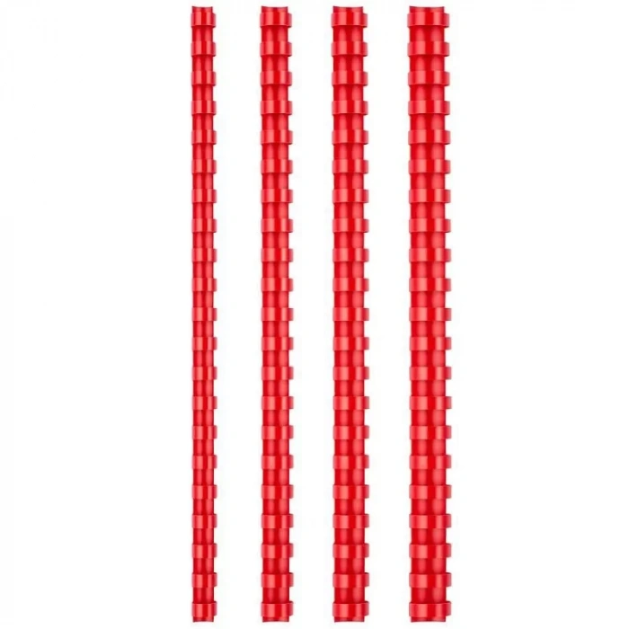 SARFF 8 mm DELUX KIRMIZI PLASTİK SPİRAL 100 LÜ 15312014