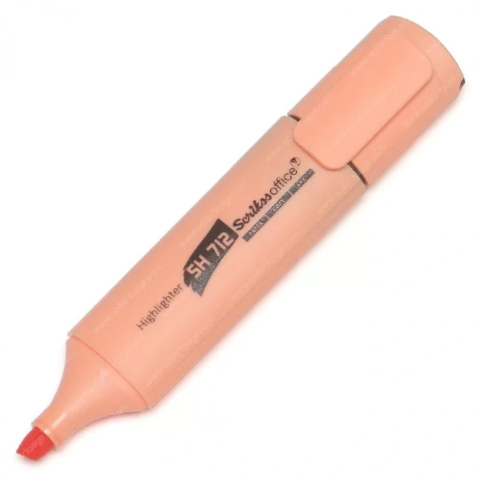 SCRİKSS SH 712 PASTEL TURUNCU FOSFORLU KALEM