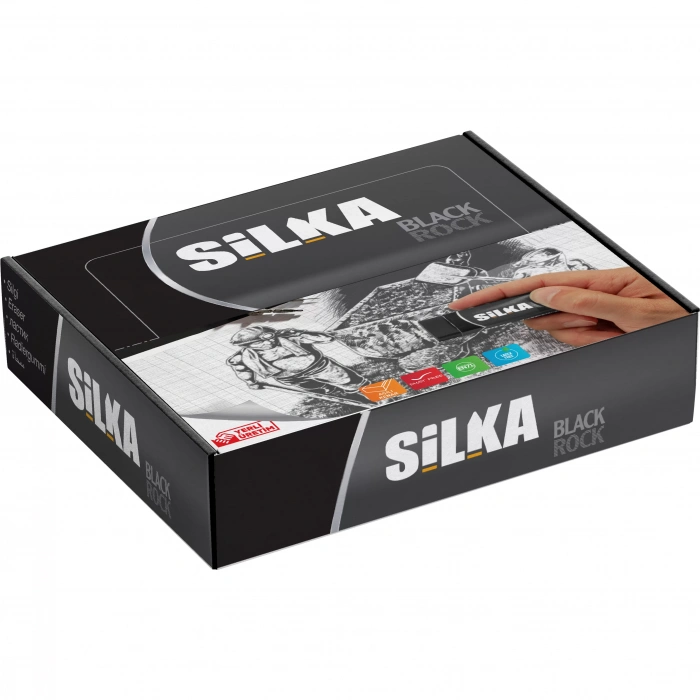 SİLKA BLACK ROCK SİYAH SİLGİ 20 Lİ KT SG.4