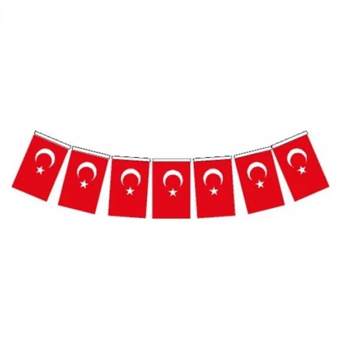 VATAN İPLİ ORTA BOY TÜRK BAYRAK 40 LI VT807