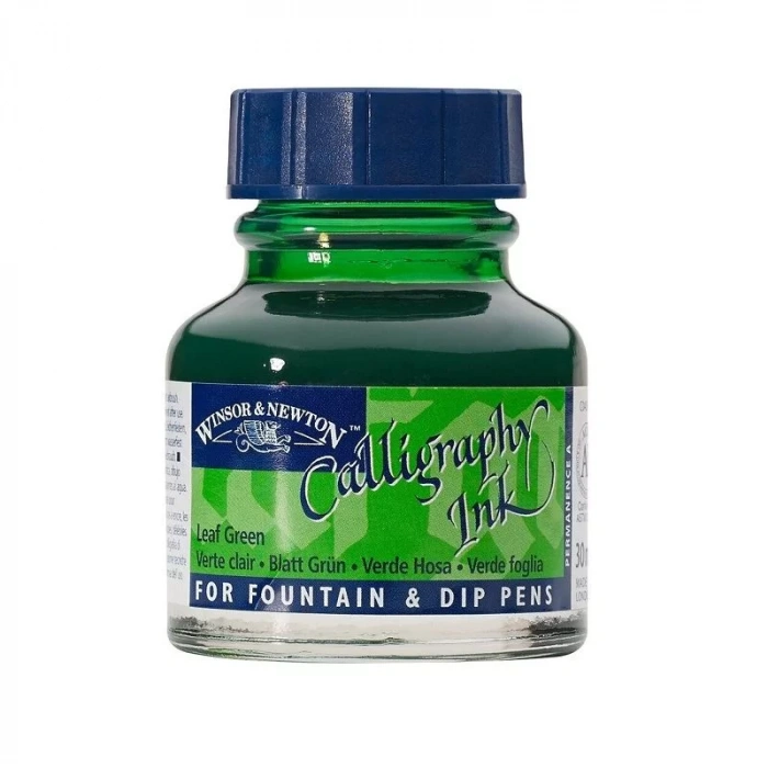 WINSOR&amp;NEWTON KALİGRAFİ MÜREKKEBİ 30 ml. LEAF GREEN 294 1111341