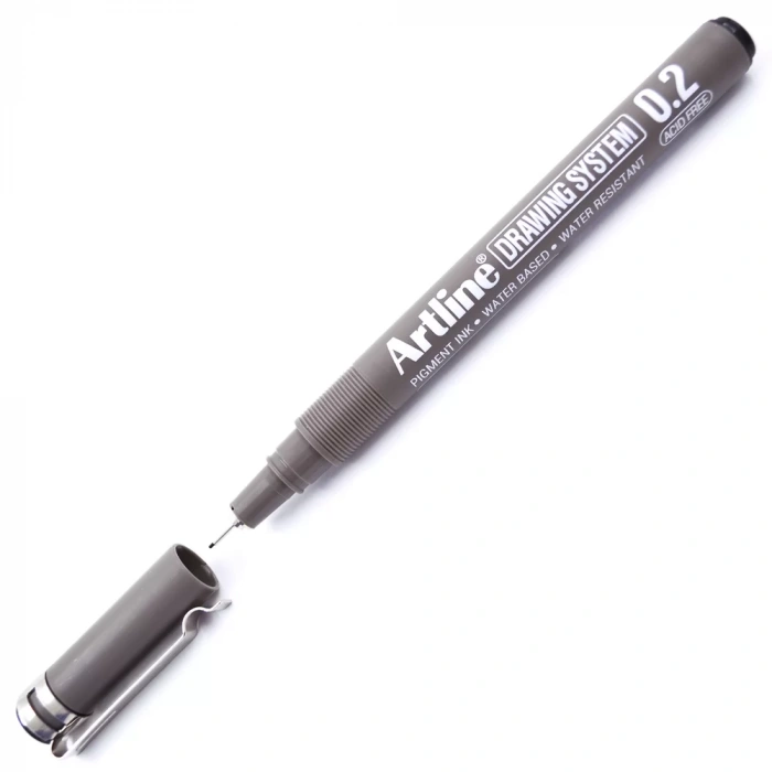 Artline Çizim Kalemi 0.2 mm Siyah EK-232