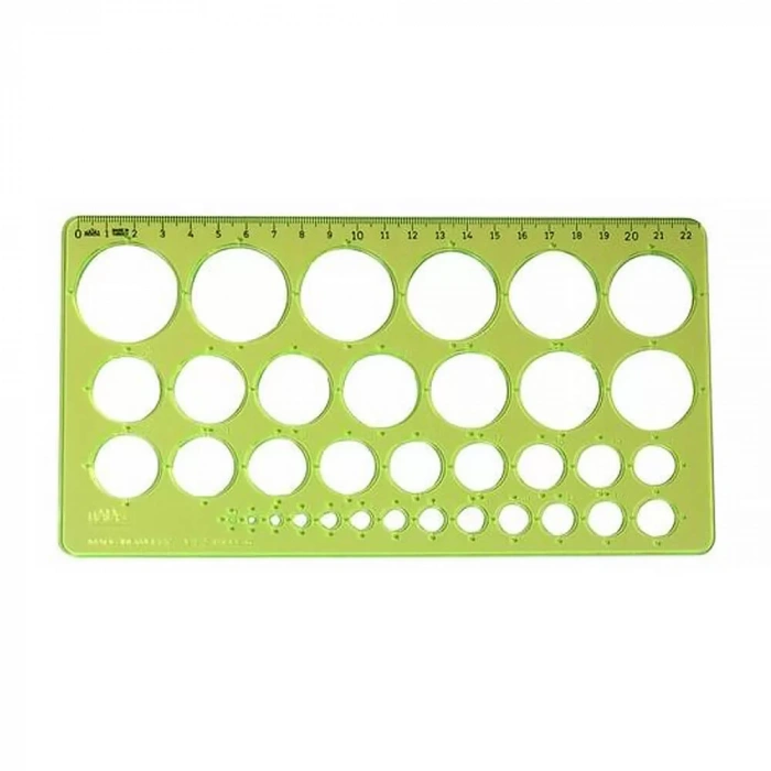 Hatas Daire Şablonu 1-35 mm 02271