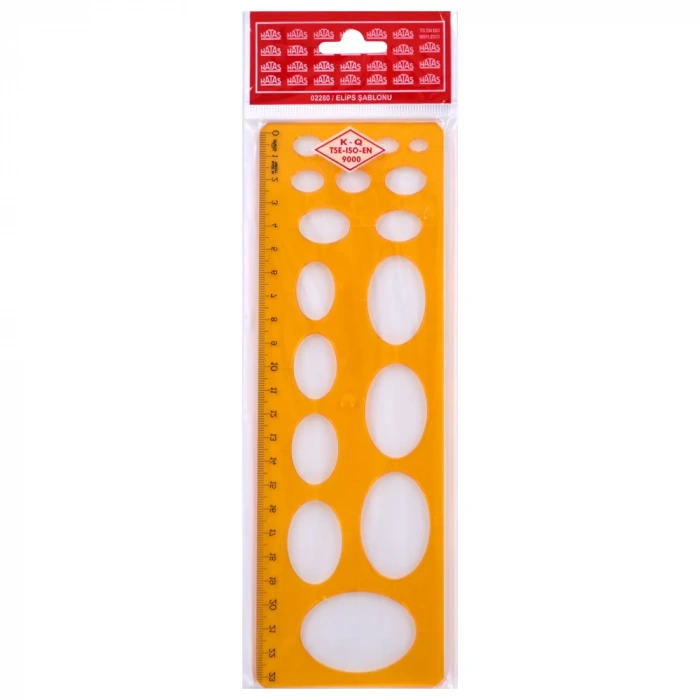 Hatas Elips Şablonu 02280