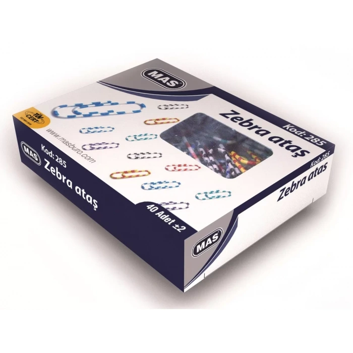 Mas 285 Pvc Kaplı Zebra Ataş 28 mm