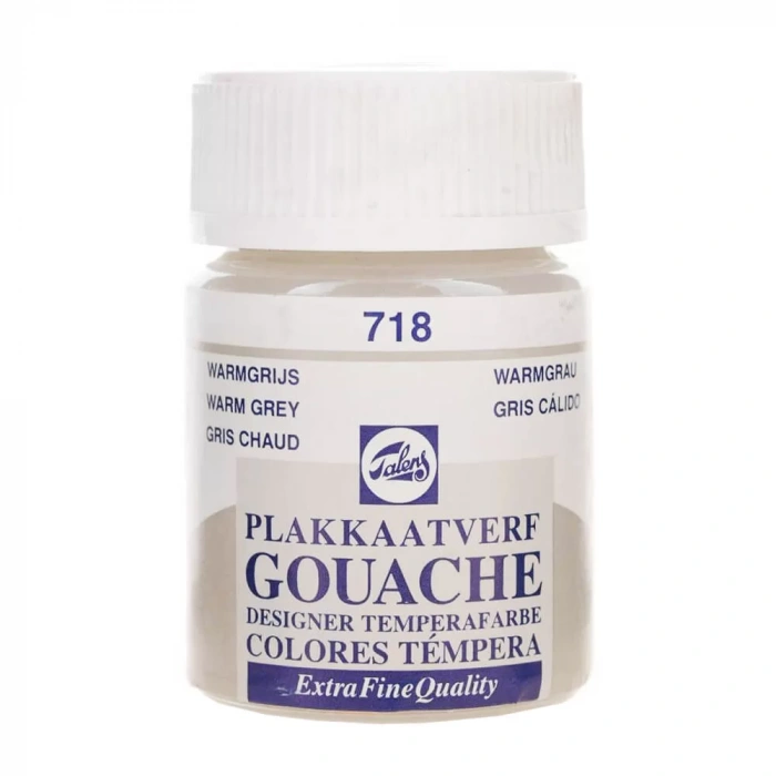 Talens Guaj Boya 16 ml Warm Grey 718